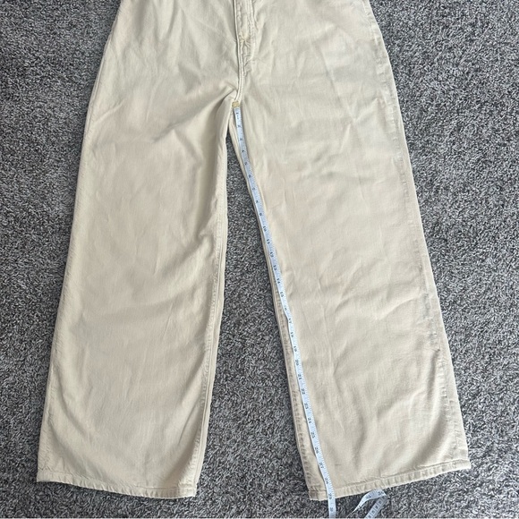 Pilcro Women's Cream Wide-Leg Jeans - Picture 10 of 10